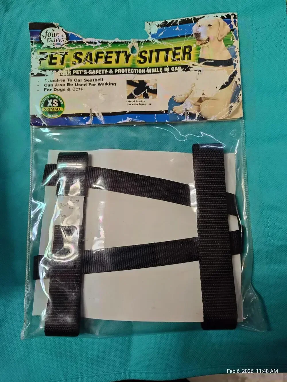 Car Safety Harness Pet Safety Dog Sitter Xtra Small 5 to 10 pounds